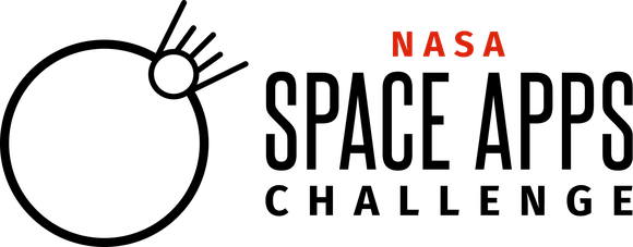 NASA Space Apps Challenge logo in black and red